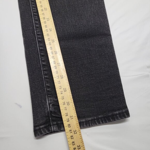 American Eagle AirFlex Jeans Mens 32 X 32 Slim Straight Black Denim Pants - Picture 14 of 16